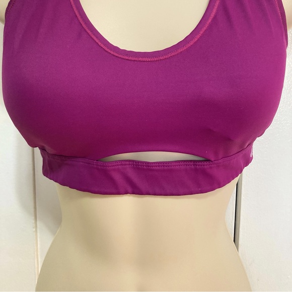 BROOKS Sports Exercise Running Racerback Bra Womens Fuschia Medium M D-DD - Picture 5 of 14